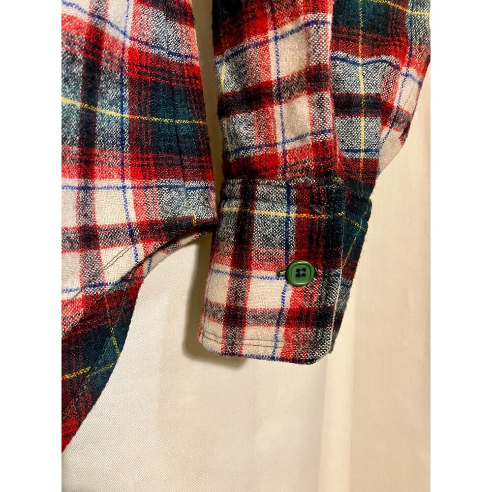 Pendelton Red & Green Flannel Mens *NO SIZE* - Picture 4 of 7
